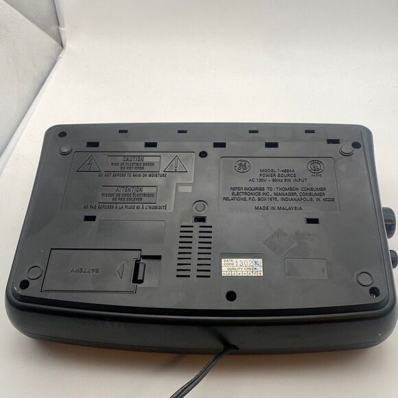 Vintage General Electric AM/FM Stereo Alarm Clock Radio 7-4664A System, Tested a - Picture 3 of 4